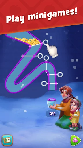 Gardenscapes screenshot 1